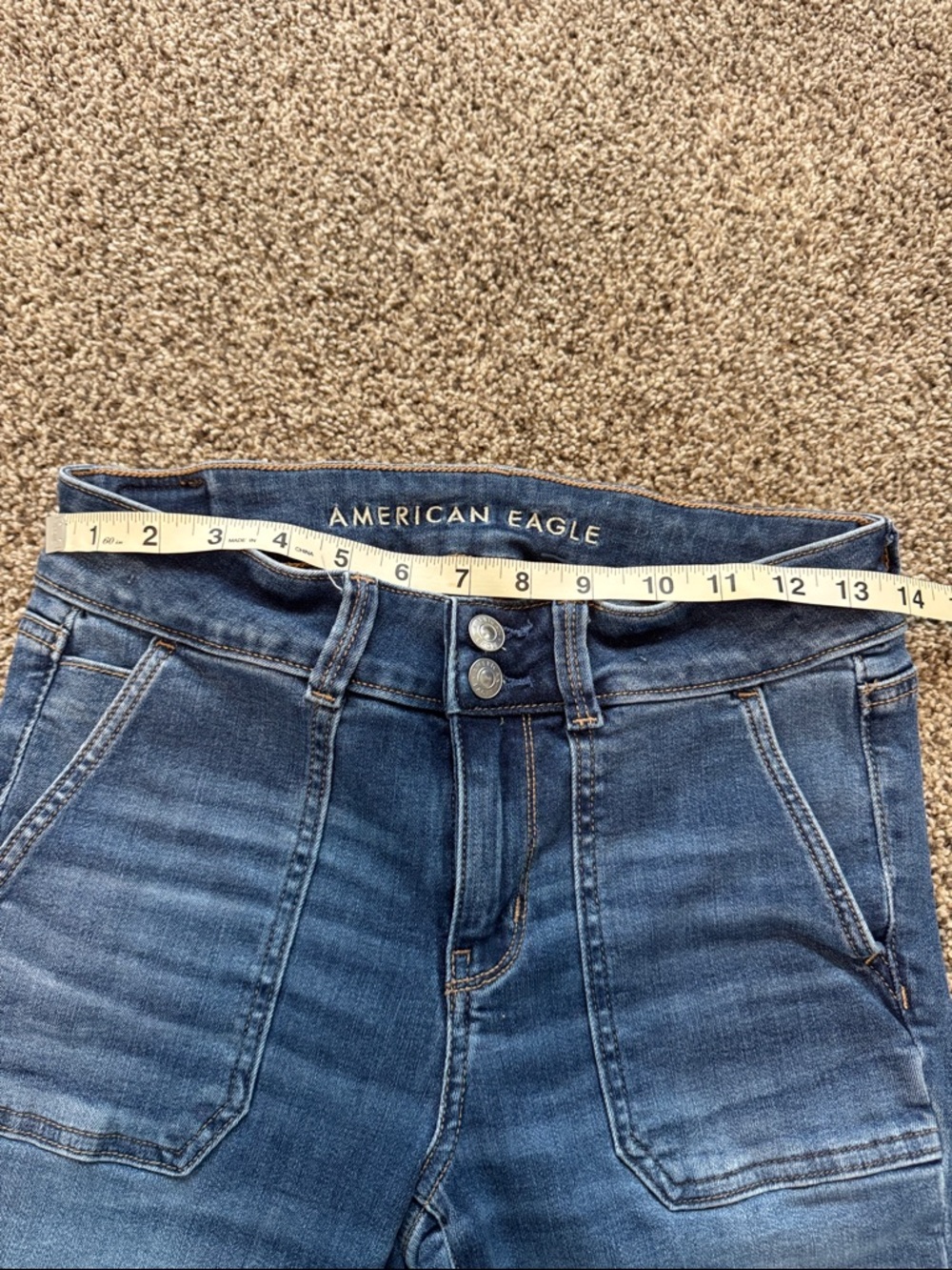 American Eagle Outfitters Women's Artist Crop Capri/Ankle Jeans - Picture 7 of 11